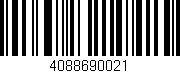 Código de barras (EAN, GTIN, SKU, ISBN): '4088690021'