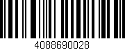 Código de barras (EAN, GTIN, SKU, ISBN): '4088690028'