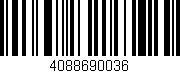 Código de barras (EAN, GTIN, SKU, ISBN): '4088690036'