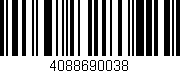 Código de barras (EAN, GTIN, SKU, ISBN): '4088690038'