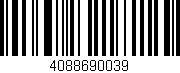 Código de barras (EAN, GTIN, SKU, ISBN): '4088690039'