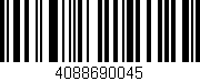 Código de barras (EAN, GTIN, SKU, ISBN): '4088690045'
