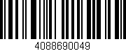 Código de barras (EAN, GTIN, SKU, ISBN): '4088690049'