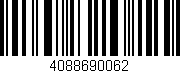Código de barras (EAN, GTIN, SKU, ISBN): '4088690062'