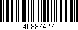 Código de barras (EAN, GTIN, SKU, ISBN): '40887427'