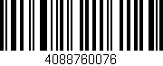 Código de barras (EAN, GTIN, SKU, ISBN): '4088760076'