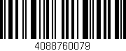 Código de barras (EAN, GTIN, SKU, ISBN): '4088760079'