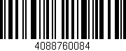 Código de barras (EAN, GTIN, SKU, ISBN): '4088760084'