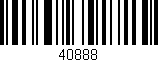 Código de barras (EAN, GTIN, SKU, ISBN): '40888'