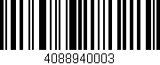 Código de barras (EAN, GTIN, SKU, ISBN): '4088940003'