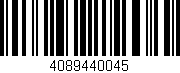 Código de barras (EAN, GTIN, SKU, ISBN): '4089440045'