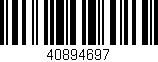 Código de barras (EAN, GTIN, SKU, ISBN): '40894697'