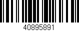 Código de barras (EAN, GTIN, SKU, ISBN): '40895891'
