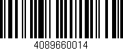 Código de barras (EAN, GTIN, SKU, ISBN): '4089660014'