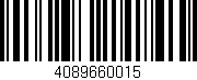 Código de barras (EAN, GTIN, SKU, ISBN): '4089660015'