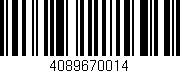 Código de barras (EAN, GTIN, SKU, ISBN): '4089670014'