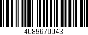 Código de barras (EAN, GTIN, SKU, ISBN): '4089670043'