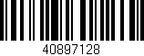 Código de barras (EAN, GTIN, SKU, ISBN): '40897128'