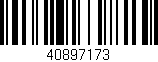 Código de barras (EAN, GTIN, SKU, ISBN): '40897173'