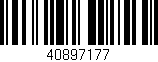 Código de barras (EAN, GTIN, SKU, ISBN): '40897177'