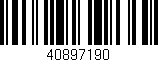 Código de barras (EAN, GTIN, SKU, ISBN): '40897190'