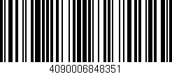 Código de barras (EAN, GTIN, SKU, ISBN): '4090006848351'