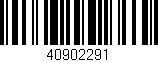 Código de barras (EAN, GTIN, SKU, ISBN): '40902291'