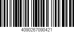 Código de barras (EAN, GTIN, SKU, ISBN): '4090267090421'