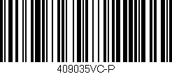 Código de barras (EAN, GTIN, SKU, ISBN): '409035VC-P'