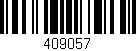 Código de barras (EAN, GTIN, SKU, ISBN): '409057'