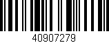 Código de barras (EAN, GTIN, SKU, ISBN): '40907279'