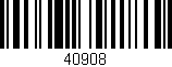 Código de barras (EAN, GTIN, SKU, ISBN): '40908'