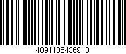 Código de barras (EAN, GTIN, SKU, ISBN): '4091105436913'