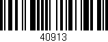 Código de barras (EAN, GTIN, SKU, ISBN): '40913'
