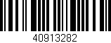 Código de barras (EAN, GTIN, SKU, ISBN): '40913282'