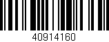 Código de barras (EAN, GTIN, SKU, ISBN): '40914160'