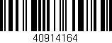 Código de barras (EAN, GTIN, SKU, ISBN): '40914164'