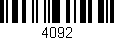 Código de barras (EAN, GTIN, SKU, ISBN): '4092'