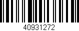 Código de barras (EAN, GTIN, SKU, ISBN): '40931272'