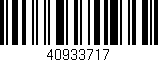 Código de barras (EAN, GTIN, SKU, ISBN): '40933717'