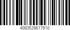 Código de barras (EAN, GTIN, SKU, ISBN): '4093526617810'