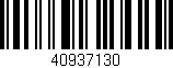 Código de barras (EAN, GTIN, SKU, ISBN): '40937130'