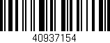Código de barras (EAN, GTIN, SKU, ISBN): '40937154'