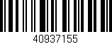 Código de barras (EAN, GTIN, SKU, ISBN): '40937155'