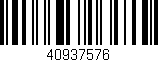Código de barras (EAN, GTIN, SKU, ISBN): '40937576'