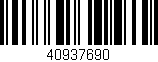 Código de barras (EAN, GTIN, SKU, ISBN): '40937690'