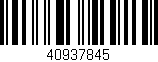 Código de barras (EAN, GTIN, SKU, ISBN): '40937845'