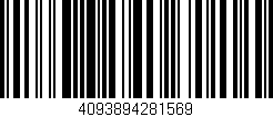 Código de barras (EAN, GTIN, SKU, ISBN): '4093894281569'