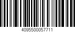 Código de barras (EAN, GTIN, SKU, ISBN): '4095500057711'