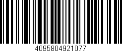 Código de barras (EAN, GTIN, SKU, ISBN): '4095804921077'